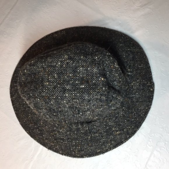 Vintage Dobbs Fifth Ave New York Grey Wool Fedora Hat (Med) - Picture 6 of 11